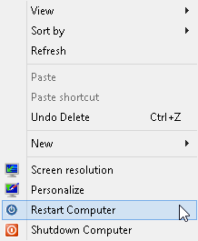 restartujte počítač
