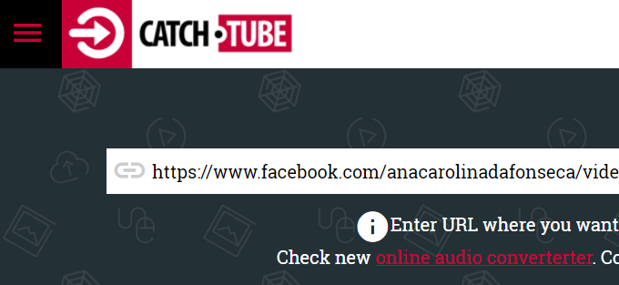 catch.tube webové stránky pro stahování videa zdarma