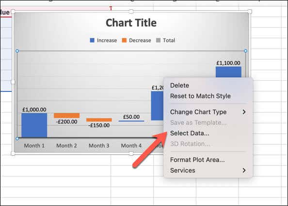 Jak vytvořit vodopádový graf v aplikaci Microsoft Excel obrázek 4