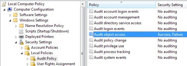 audit object access
