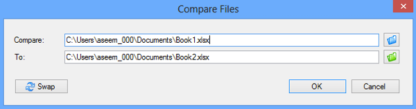porovnat dva soubory programu Excel